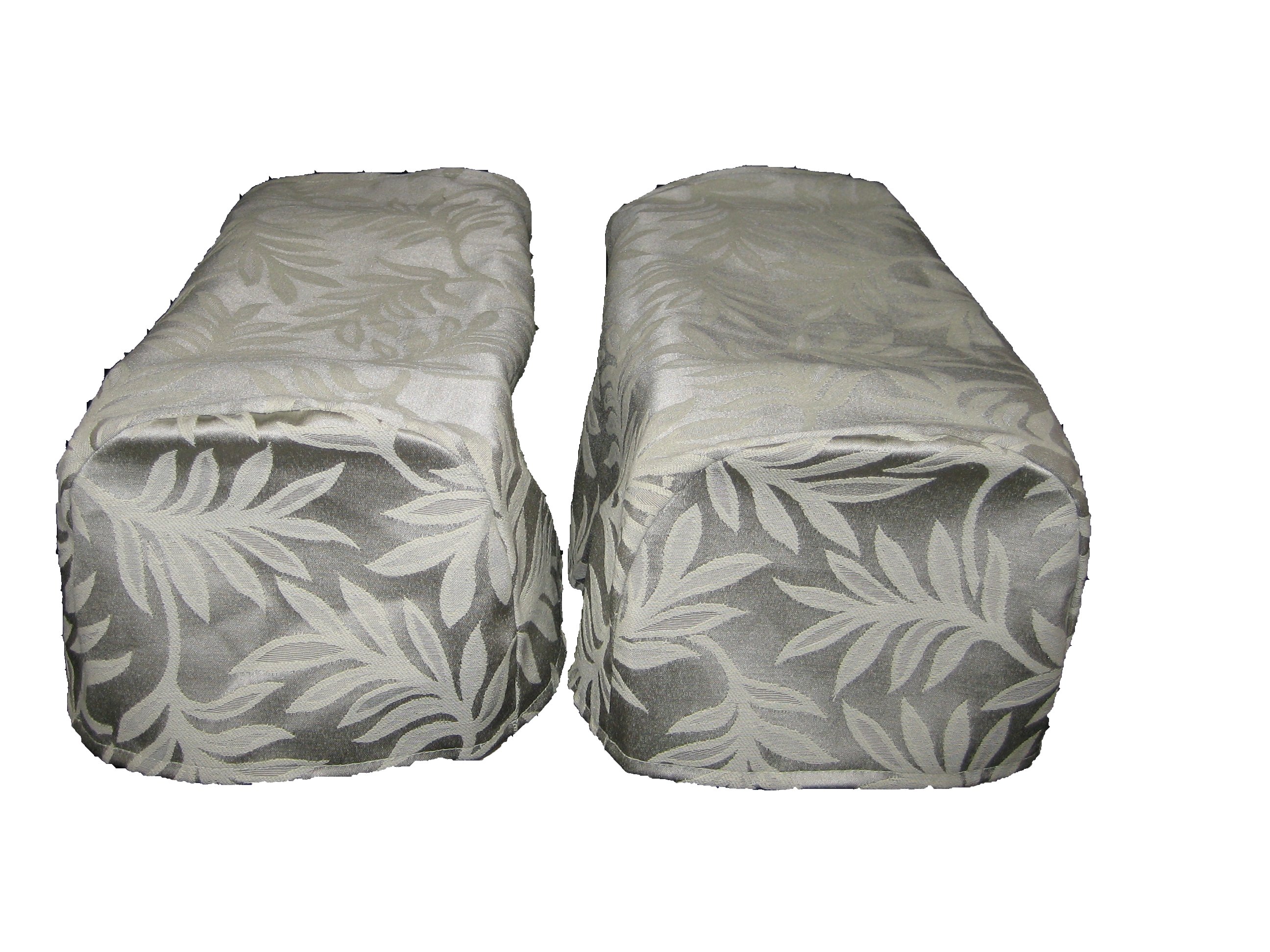 Pair Cream Arm Cap Chair Settee Covers Decorative x 2 eBay